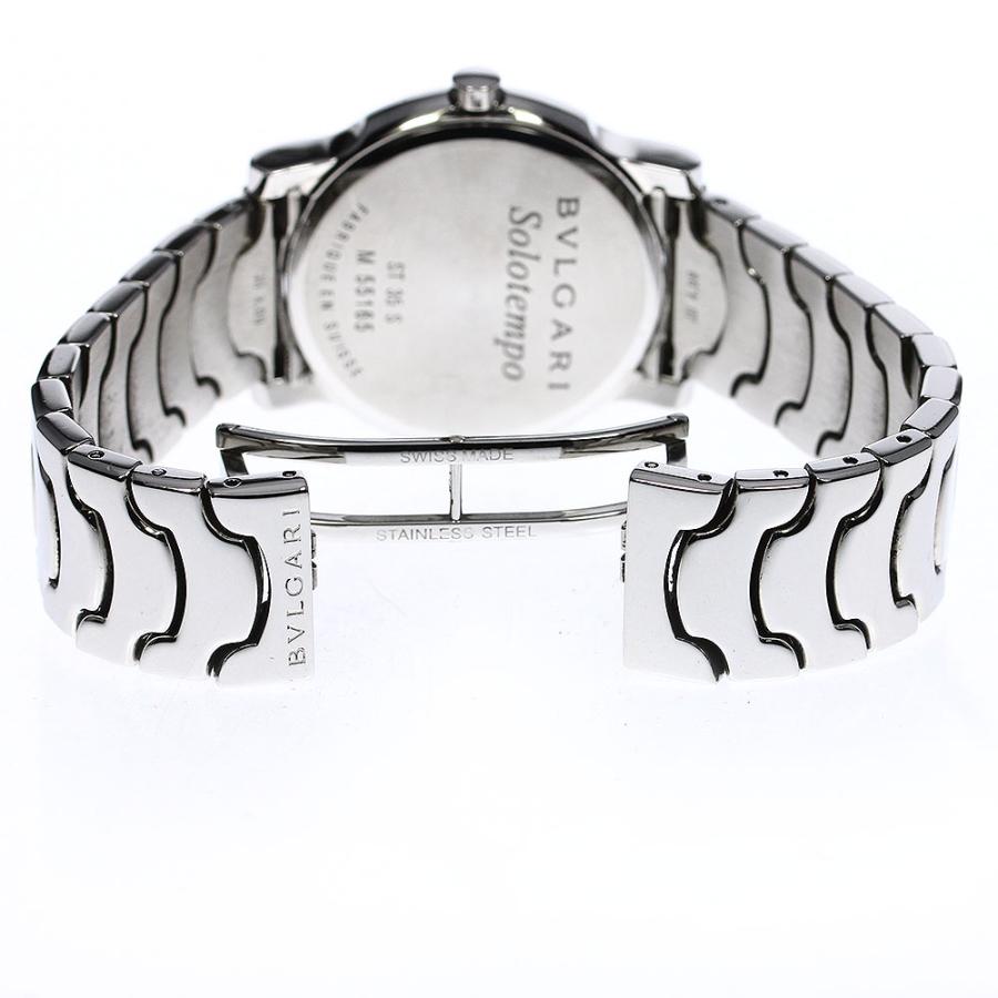 BVLGARI(ブルガリ)ST35S ソロテンポ 楽天市場】BVLGARI ブルガリ ソロテンポ ST35S メンズ腕時計 黒文字盤