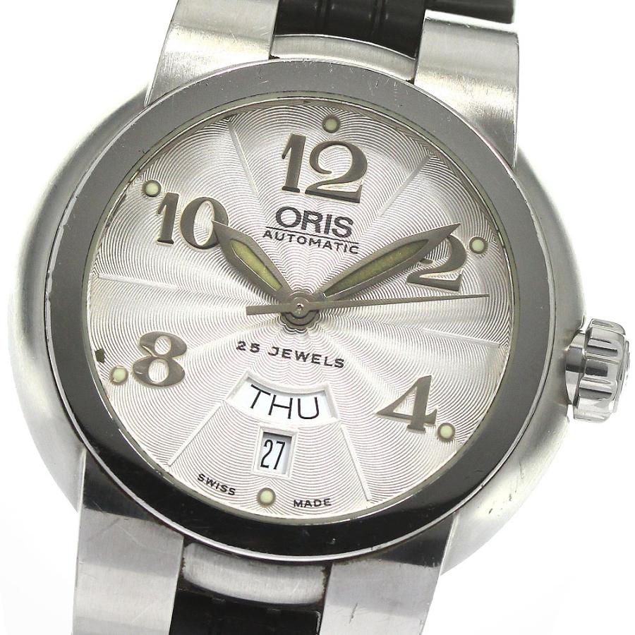 ORIS 　デイデイト　7517　自動巻きシルバー SSブレス　希少 ORIS デイデイト7517自動巻きシルバー SSブレス希少