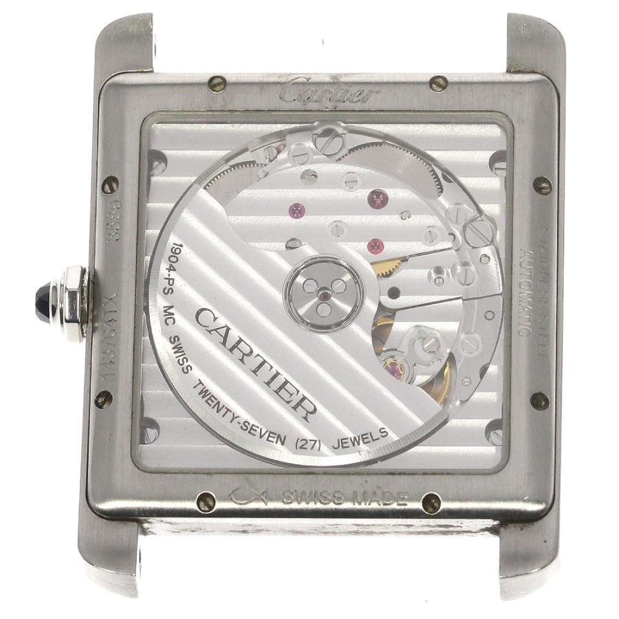 ☆良品 【CARTIER】カルティエ タンクMC LM デイト スモールセコンド