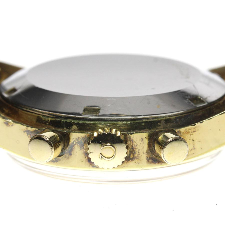 オメガ　デビル　自動巻き　腕時計 オメガ デ・ビル クロノグラフ Cal.861 ブルーダイヤル SSブレス