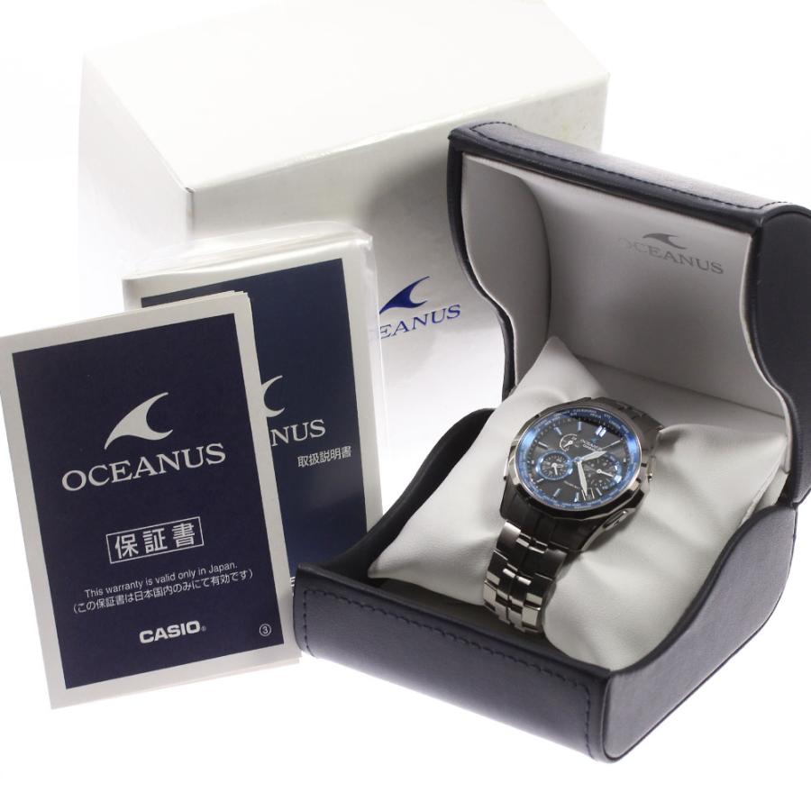 腕時計　CASIO　カシオ　オシアナスマンタs1400　電波ソーラー カシオ オシアナス マンタ チタン 最高峰モデル OCW-S1400-1AJF