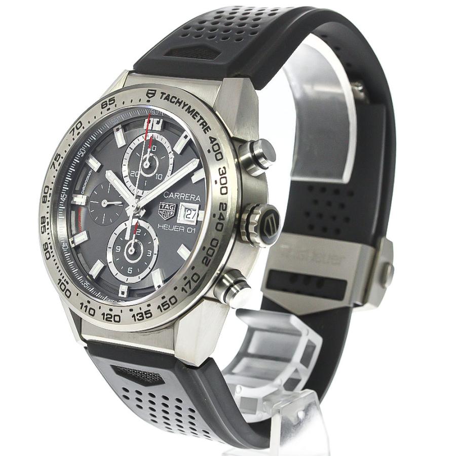 タグホイヤー TAG HEUER CAR208Z カレラ ホイヤー01 クロノグラフ 自動巻き メンズ 箱・保証書付き_961888 TAG HEUER（タグ・ホイヤー） TAG HEUER CAR208Z カレラ ホイヤー01