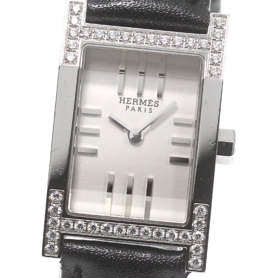 HERMES エルメス TA1.230 タンデム ダイヤベゼル クォーツ HERMES エルメス TA1.230 タンデム ダイヤベゼル クォーツ