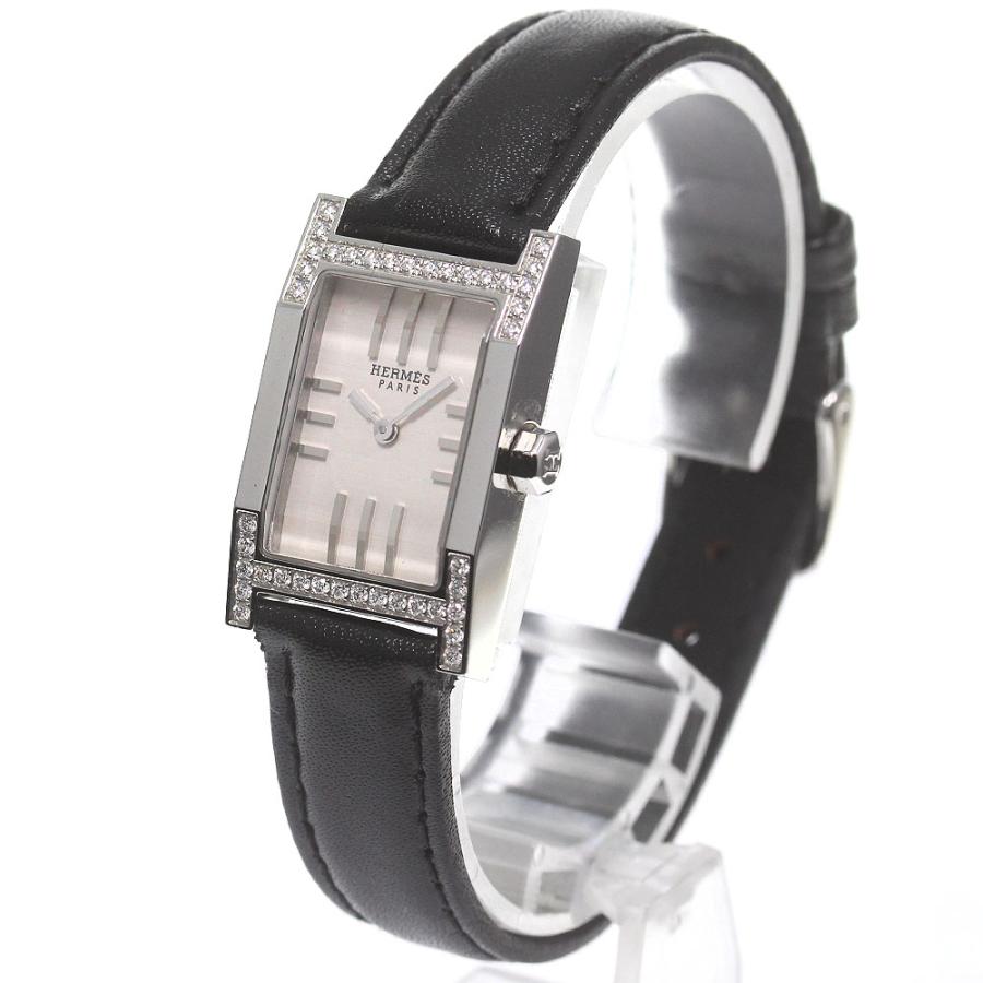 HERMES エルメス TA1.230 タンデム ダイヤベゼル クォーツ HERMES エルメス TA1.230 タンデム ダイヤベゼル クォーツ