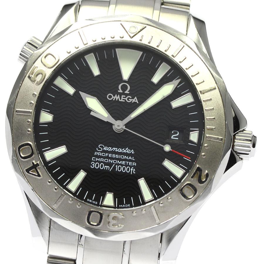 オメガ OMEGA 2230.50 シーマスター 300m デイト 自動巻き メンズ 保証書付き_783932 783932CLOSER