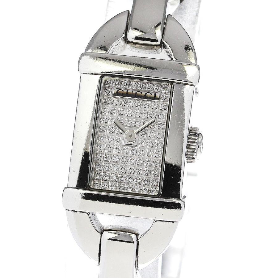 GUCCI（グッチ） GUCCI 6800L バンブー ダイヤモンド文字盤 クォーツ 