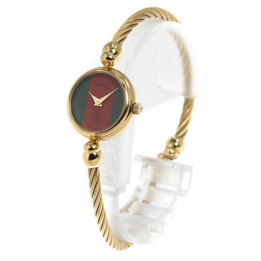 GUCCI グッチ 2047L バングルウォッチ クォーツ レディース