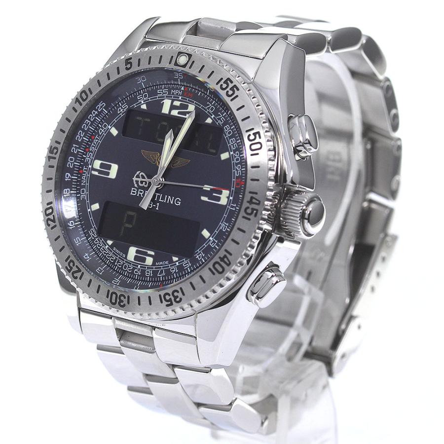 ブライトリング BREITLING A68362 B-1 クォーツ メンズ 良品 _784328
