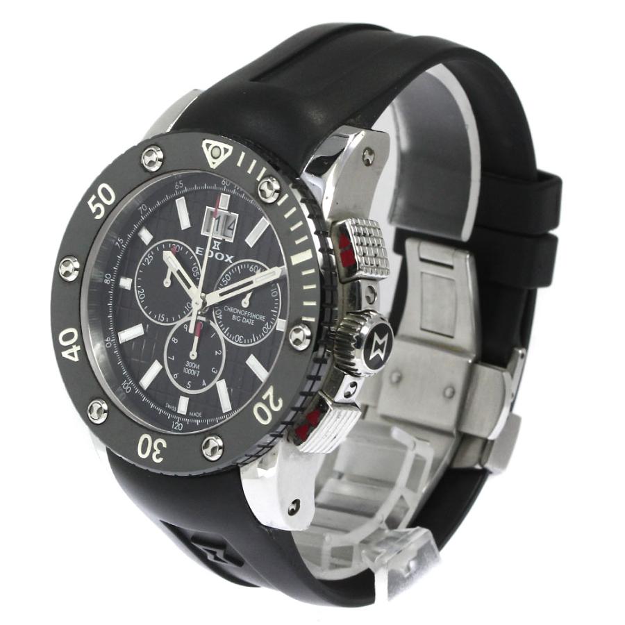 EDOX エドックス クラスワン クロノ ビッグデイト 10012 クォーツ EDOX エドックス 10012 クラスワン クロノオフショア ビッグ