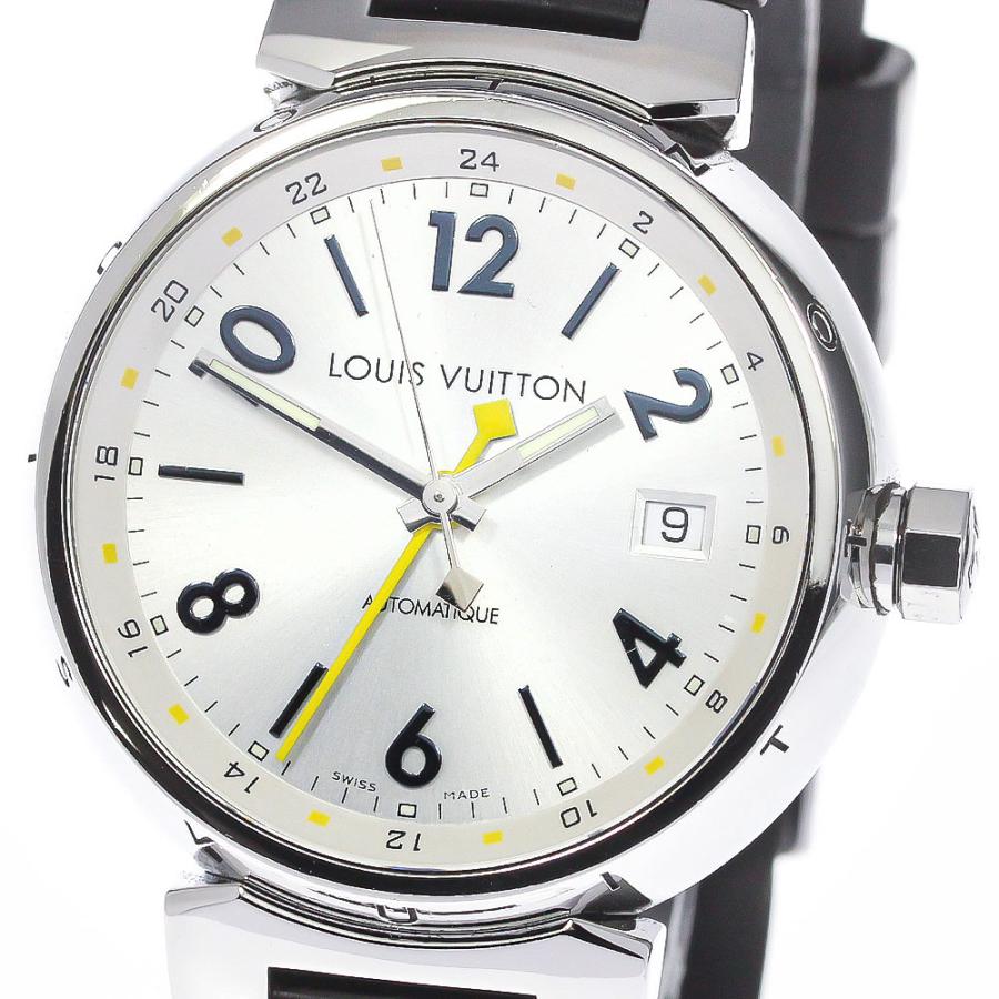 ルイ・ヴィトン LOUIS VUITTON Q113M タンブール GMT デイト 自動巻き メンズ 箱・保証書付き_784397 LOUIS VUITTON（ルイ・ヴィトン） LOUIS VUITTON Q113M タンブール GMT