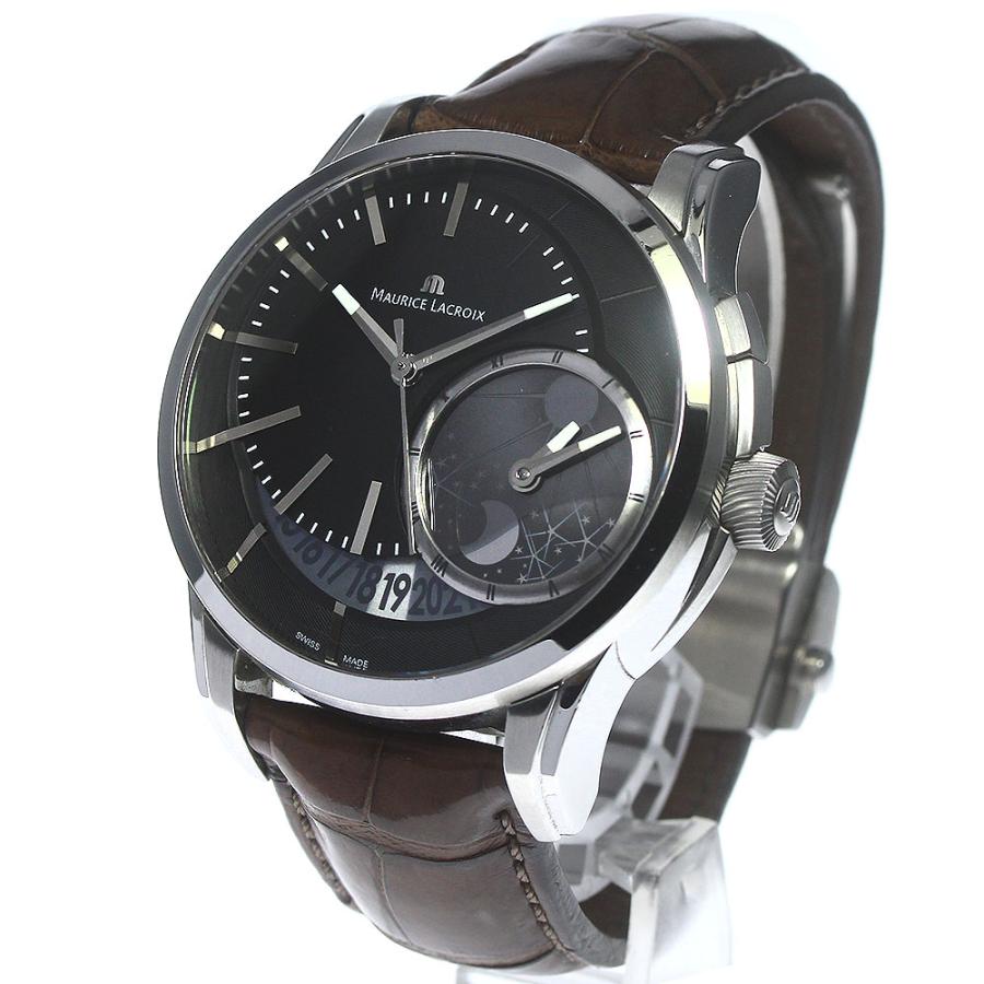 モーリスラクロア MAURICE LACROIX PT6118 ポントス デセントリック GMT デイト 自動巻き メンズ _963401 モーリス・ラクロア（Maurice Lacroix） MAURICE LACROIX PT6118