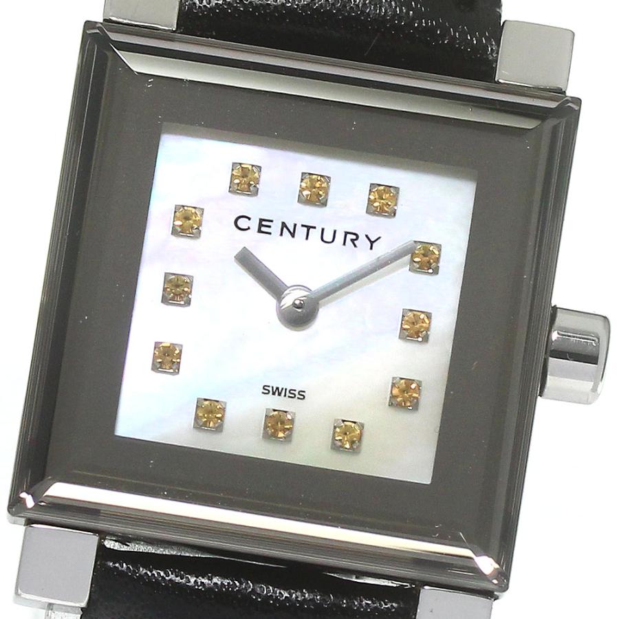 CENTURY（センチュリー） タイムジェム スクエア 12Pダイヤ クォーツ