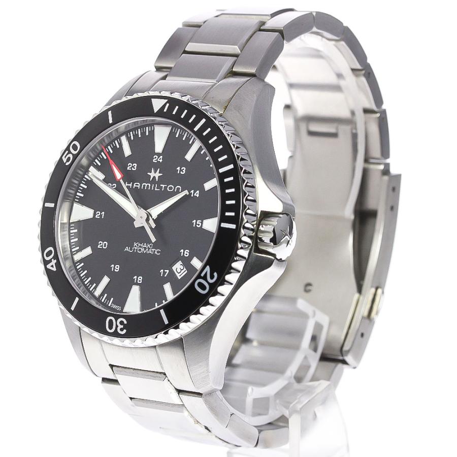 【極美品】ハミルトン H823350 カーキ スキューバデイトブラック 自動巻き HAMILTON ハミルトン H823350 カーキ ネイビー スキューバ