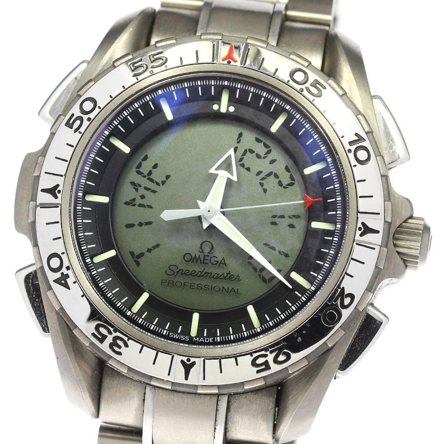 オメガ OMEGA 3290.50 スピードマスター プロフェッショナル X-33 クォーツ メンズ 保証書付き_790244 :