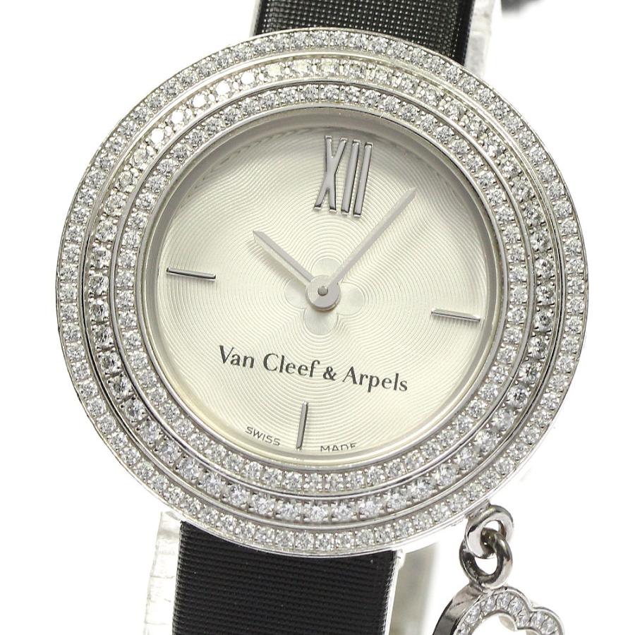 ヴァンクリーフ＆アーペル Van Cleef &amp; Arpels VCARO29900 チャーム ミニ K18WG 3重ダイヤベゼル クォーツ レディース 箱付き_790261 楽天市場】ヴァンクリーフ＆アーペル Van Cleef & Arpels VCARO29900