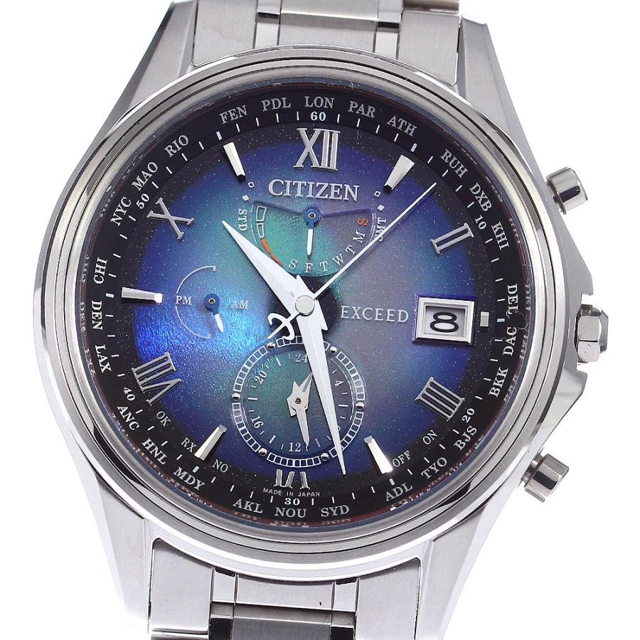 シチズン CITIZEN AT9130-77L/H820-000F901 エクシード パーペチュアルカレンダー ソーラー電波 メンズ 箱・保証書付き_874125 CITIZEN（シチズン） CITIZEN AT9130-77L/H820-000F901 エクシード