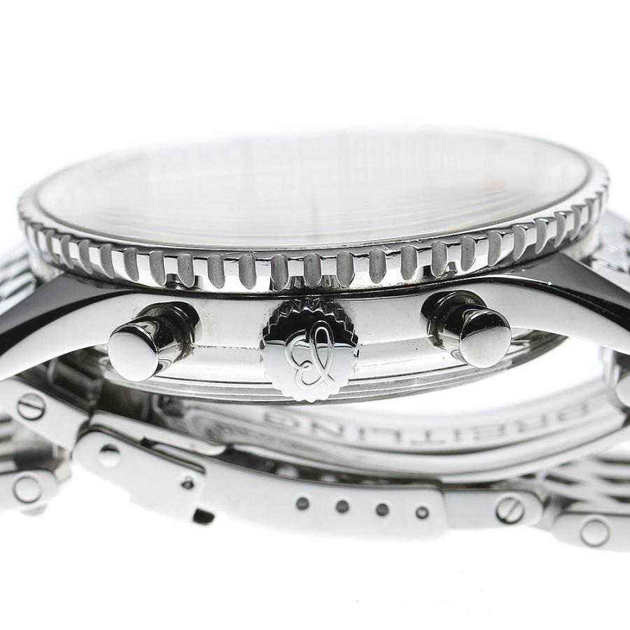 ブライトリング（BREITLING） BREITLING A13322 オールドナビタイマー クロノグラフ デイト 自動巻き メンズ ...
