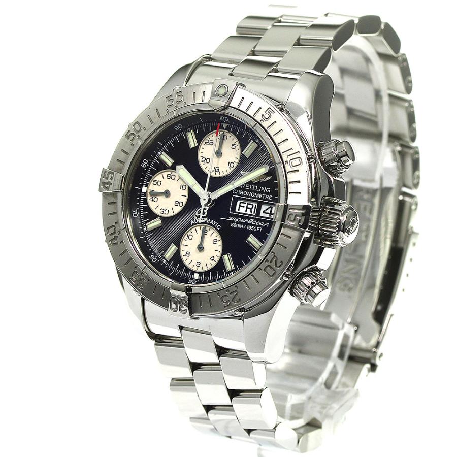 ブライトリング（BREITLING） BREITLING A13340 スーパーオーシャン クロノグラフ デイデイト 自動巻き メンズ 保証書 ...