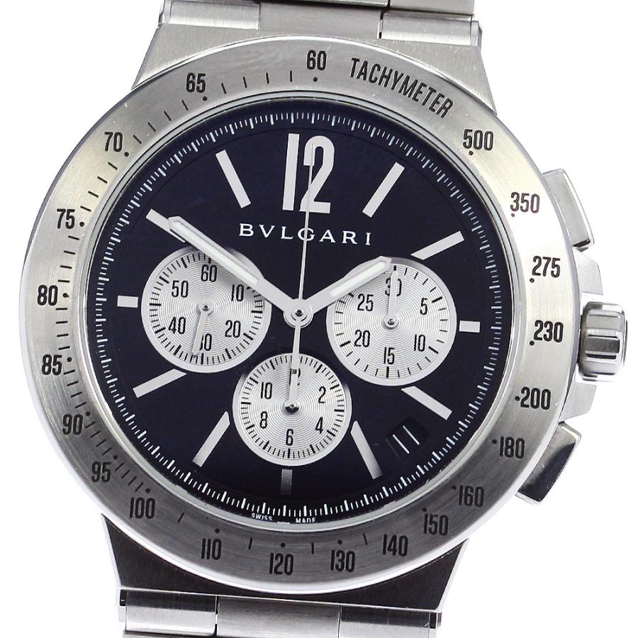 ブルガリ BVLGARI DG41SCH ディアゴノ・ヴェロチッシモ クロノグラフ デイト 自動巻き メンズ _939286 BVLGARI（ブルガリ） BVLGARI DG41SCH ディアゴノ・ヴェロチッシモ