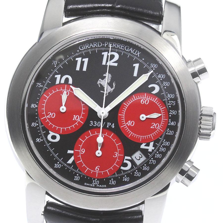 ジラール・ペルゴ GIRARD PERREGAUX 80280 フェラーリ デイト 自動巻き メンズ 良品 保証書付き_791615 ジラール・ペルゴ（GIRARD-PERREGAUX） GIRARD PERREGAUX 80280