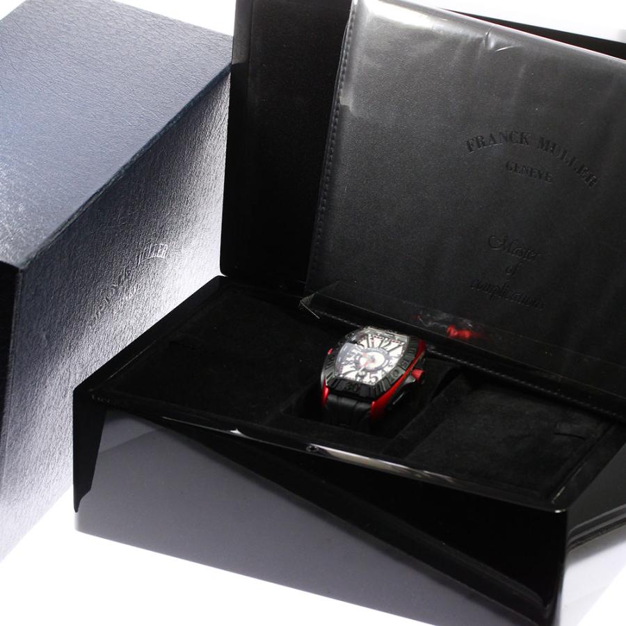 フランクミュラー FRANCK MULLER 8900SCDTGPG コンキスタドール グランプリ デイト 自動巻き メンズ 箱・保証書付き ...