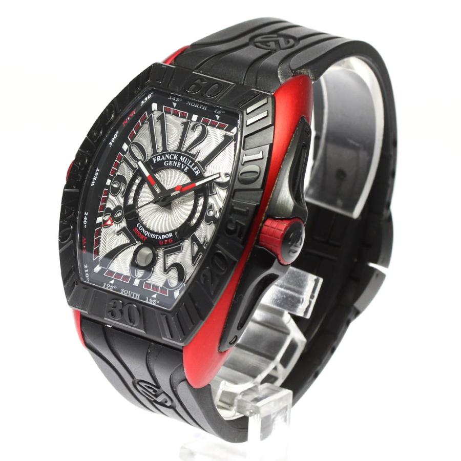 フランクミュラー FRANCK MULLER 8900SCDTGPG コンキスタドール グランプリ デイト 自動巻き メンズ 箱・保証書付き ...