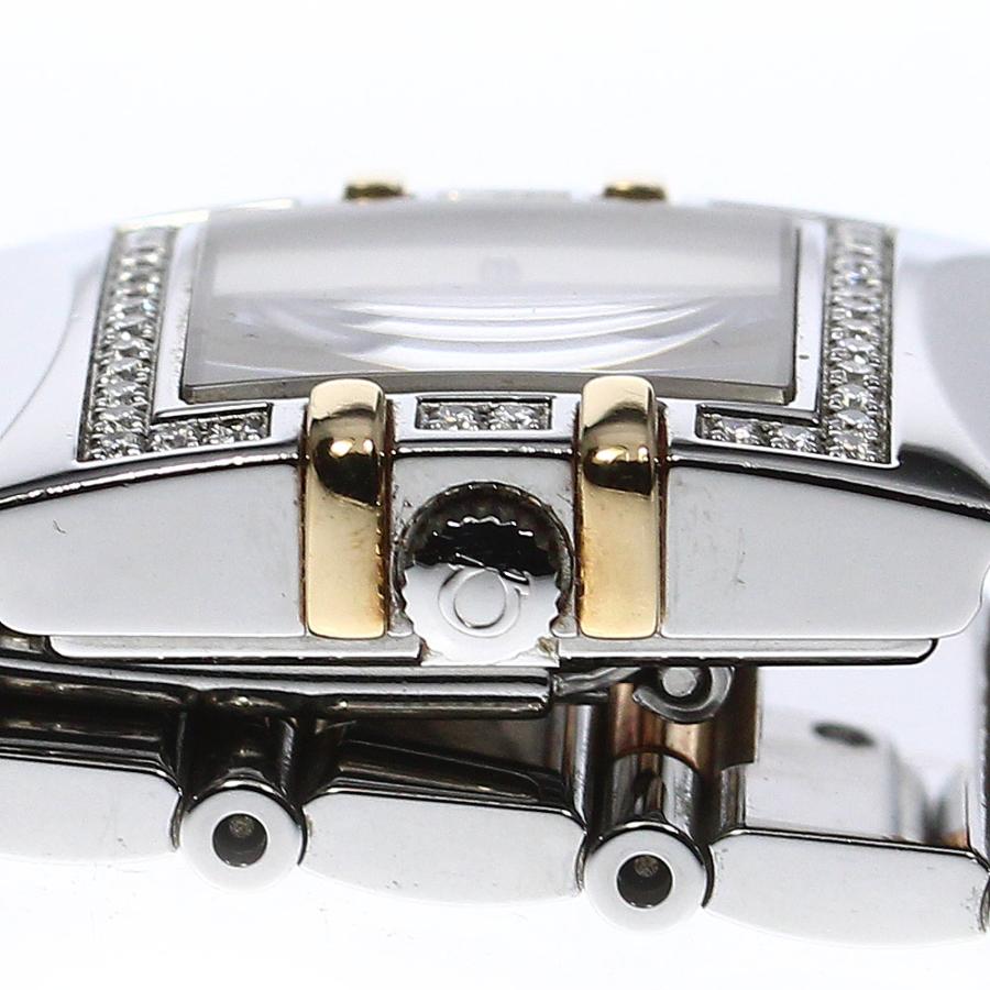 OMEGA オメガ 1335.76 コンステレーション カレ ダイヤベゼル 4Pダイヤ クォーツ レディース 保証書付き_791960 ...