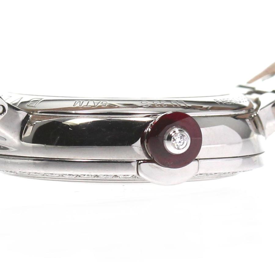 ブルガリ BVLGARI LU33S ルチェア ダイヤべゼル 自動巻き レディース