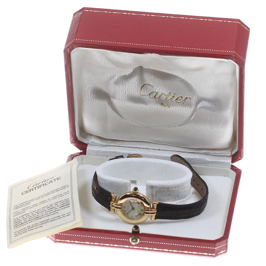 Cartier（カルティエ） ジャンク マストコリゼ K18YG クォーツ レディース 内箱・保証書付き_792263 : CLOSER ...