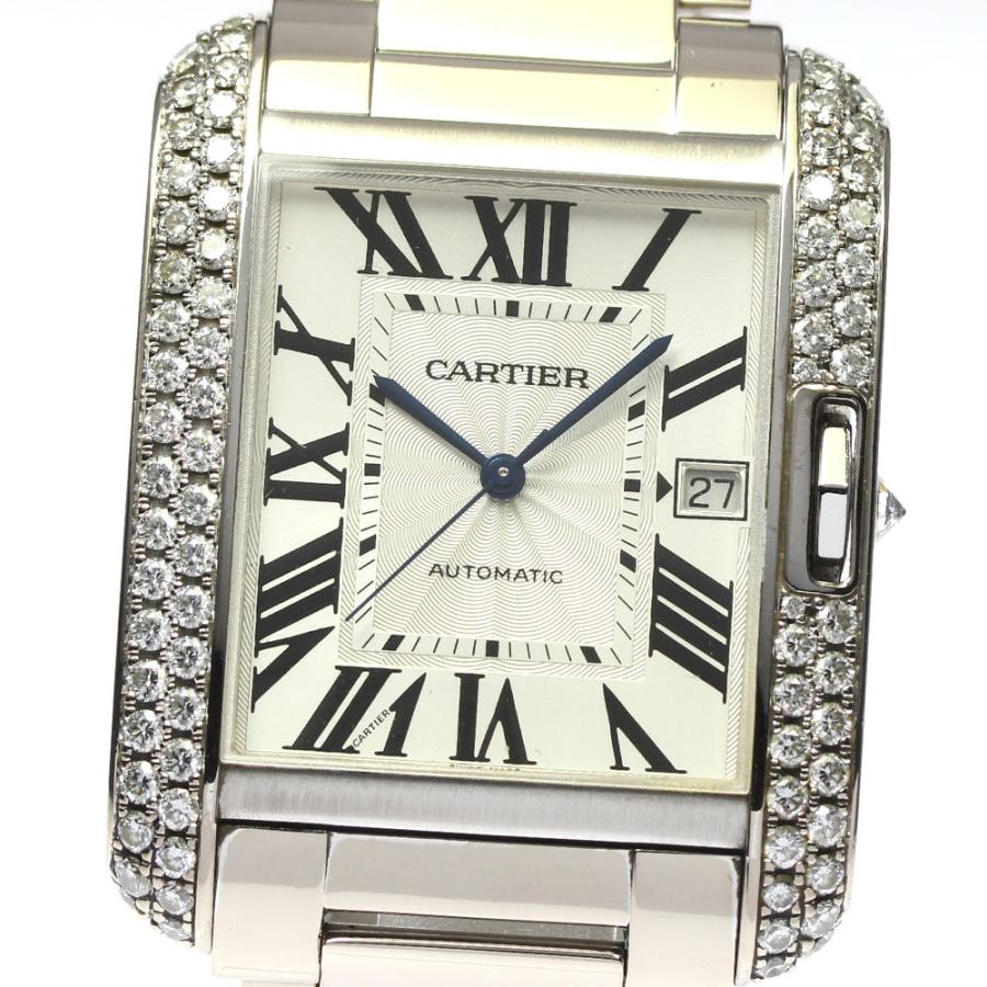 Cartier（カルティエ） CARTIER WT100010 タンクアングレーズ K18WG 