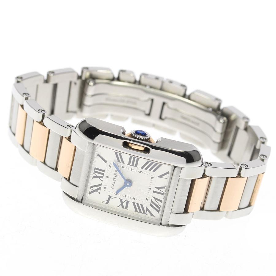 Cartier カルティエ CARTIER W5310019 タンクアングレーズSM PGコンビ  