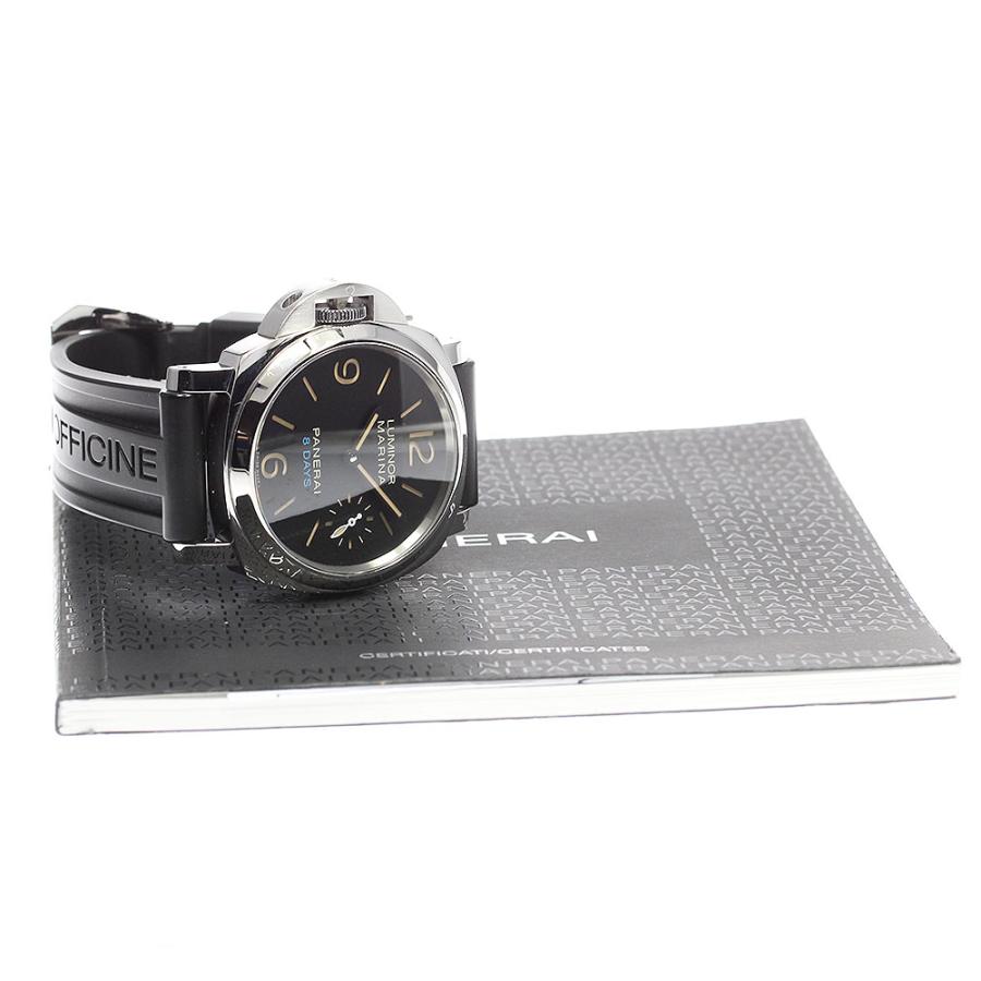 パネライ PANERAI PAM00796 ルミノール レフトハンド 8デイズ アッチャイオ 手巻き メンズ 良品 保証書付き_792463｜closer0510｜02