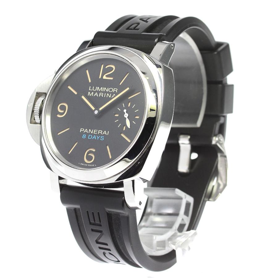 パネライ PANERAI PAM00796 ルミノール レフトハンド 8デイズ アッチャイオ 手巻き メンズ 良品 保証書付き_792463｜closer0510｜03