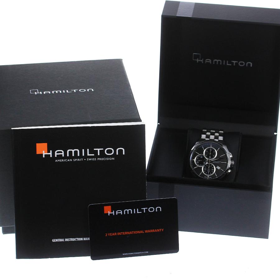 HAMILTON（ハミルトン） HAMILTON H325961 ジャズマスター クロノグラフ デイト 自動巻き メンズ 箱・保証書付き ...