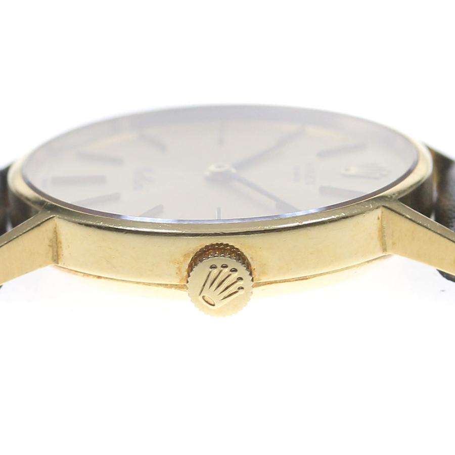 rolex 3810 cellini cal.1600 社外リューズ k18 ロレックス チェリーニ