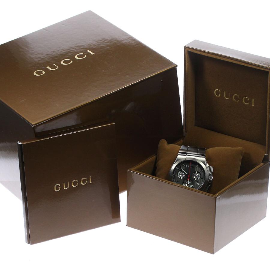 グッチ GUCCI 124.3/YA124301 クロノグラフ クォーツ メンズ 箱・保証書付き_793270｜closer0510｜02