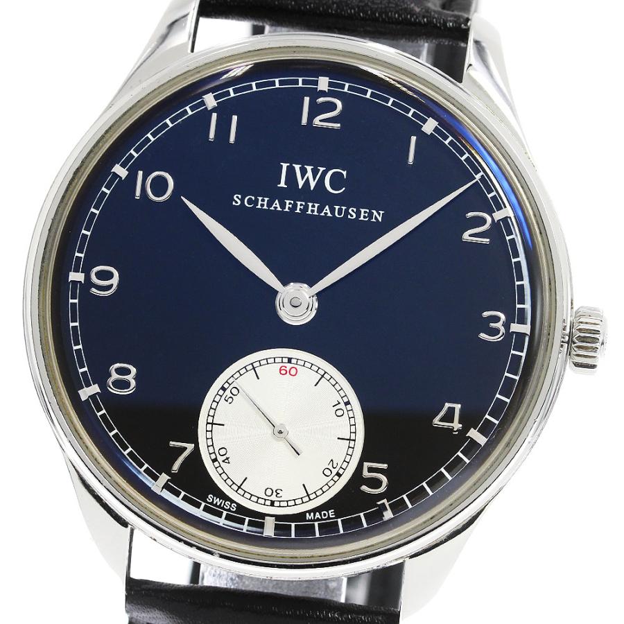 IWC SCHAFFHAUSEN IW545404 ポルトギーゼ クロノグラフ 手巻き メンズ  