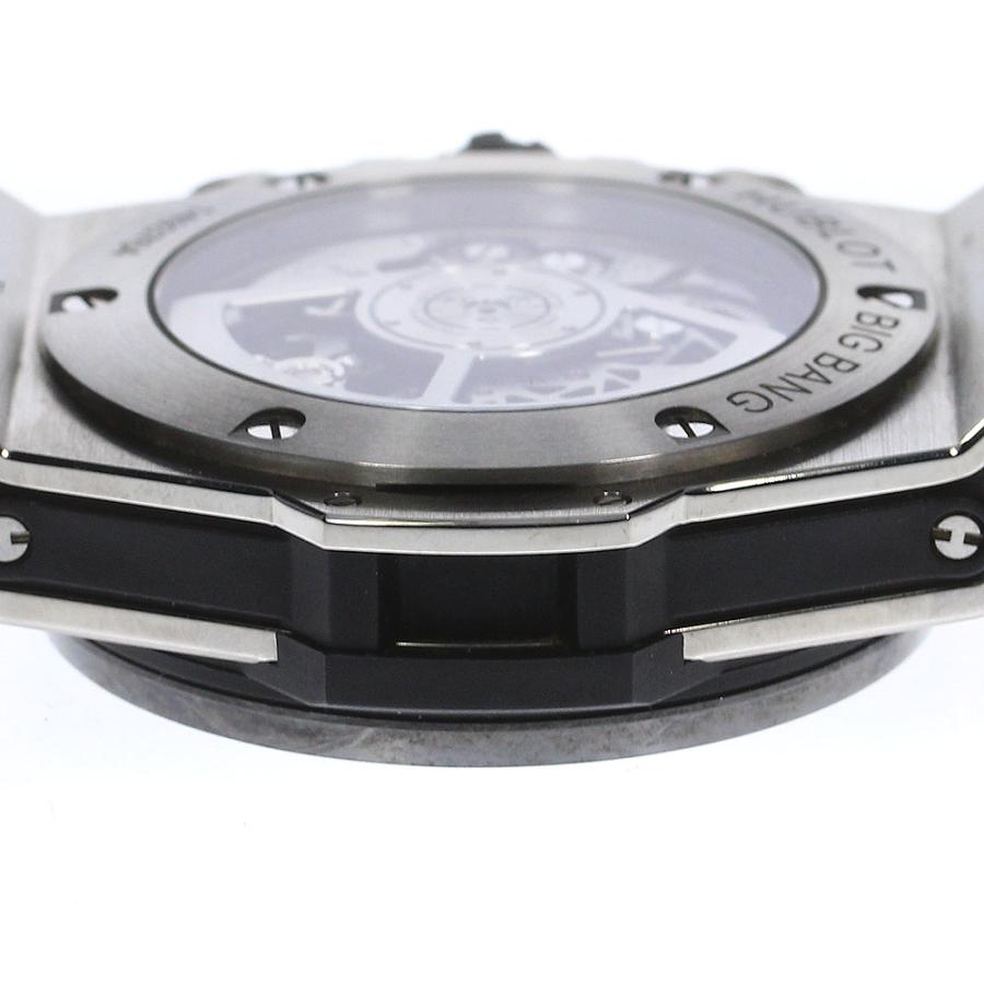 HUBLOT（ウブロ） HUBLOT 411.NM.1170.RX ビッグバン ウニコ チタニウム セラミック 自動巻き メンズ 美品 箱付き ...