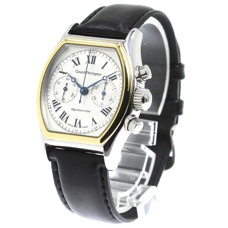 ジラール・ペルゴ GIRARD-PERREGAUX リシュビル クロノグラフ YGベゼル