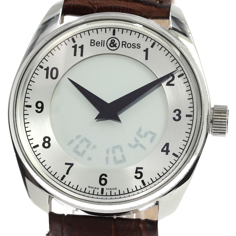 【美品・稼働品】ベル&ロス Bell&Ross フュージョン デジアナ 100S ベル&ロス Bell＆Ross 100S フュージョン デジアナ クォーツ メンズ