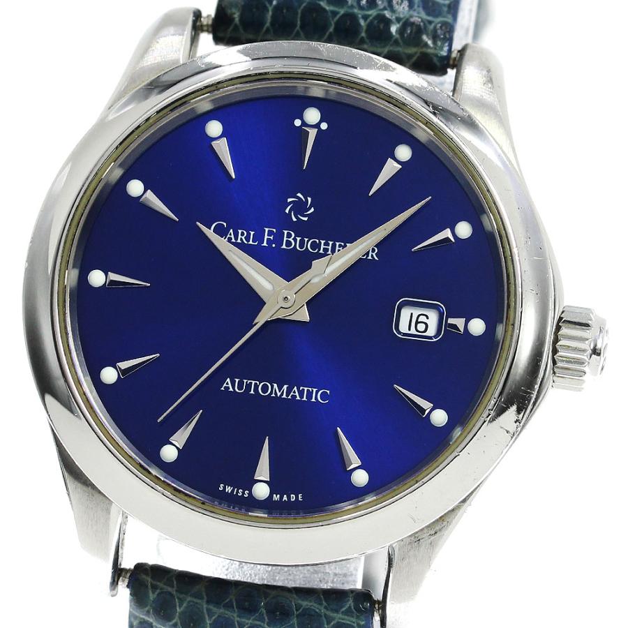 カール F.ブヘラ CARL F.BUCHERER 10911.08 マネロ デイト 自動巻き レディース 良品 _942579 カール F. ブヘラ（CARL F. BUCHERER） カール F.ブヘラ CARL F