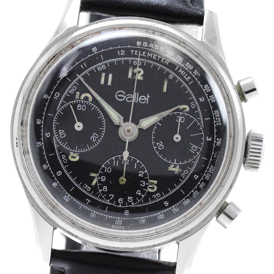 ギャレット Gallet cal.72 ヴィンテージ クロノグラフ 手巻き メンズ _794895【ev10】 : CLOSER Yahoo ...