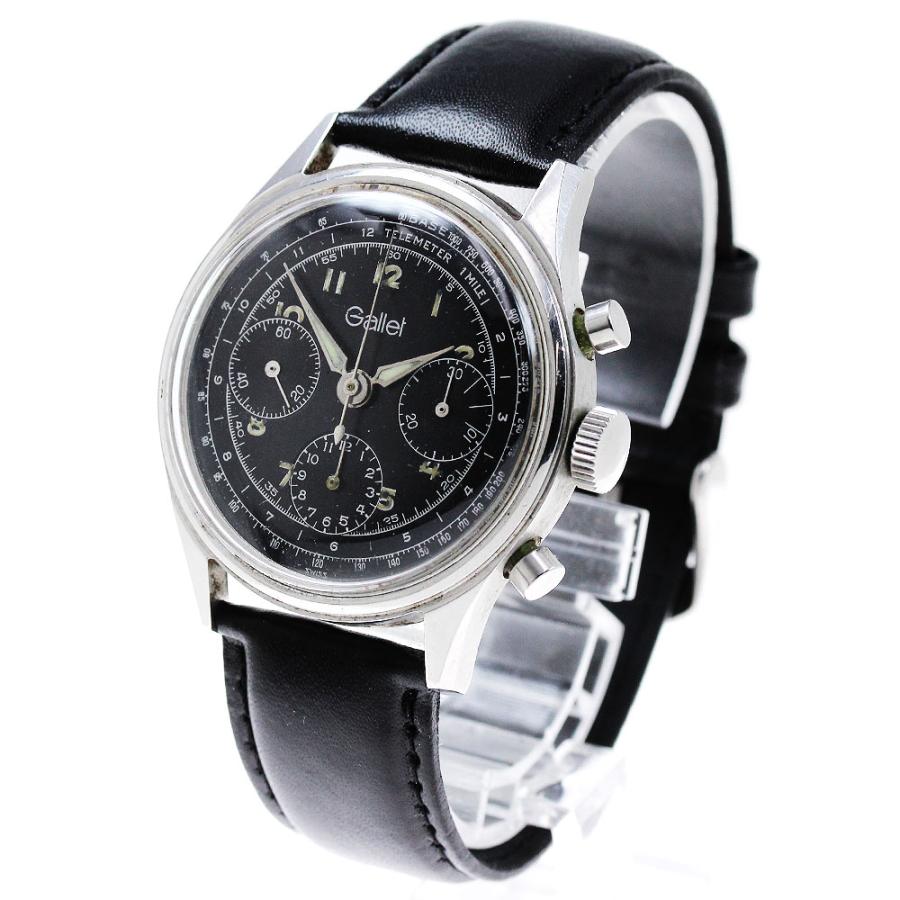 ギャレット Gallet cal.72 ヴィンテージ クロノグラフ 手巻き メンズ _794895【ev10】 : CLOSER Yahoo ...