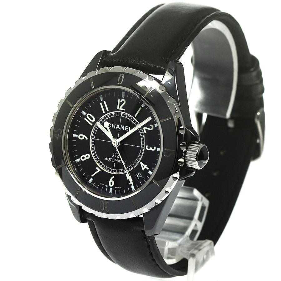 シャネル CHANEL J12 H0683 セラミック メンズ 腕時計 CHANEL（シャネル） CHANEL H0683 J12 黒セラミック デイト 自動巻き