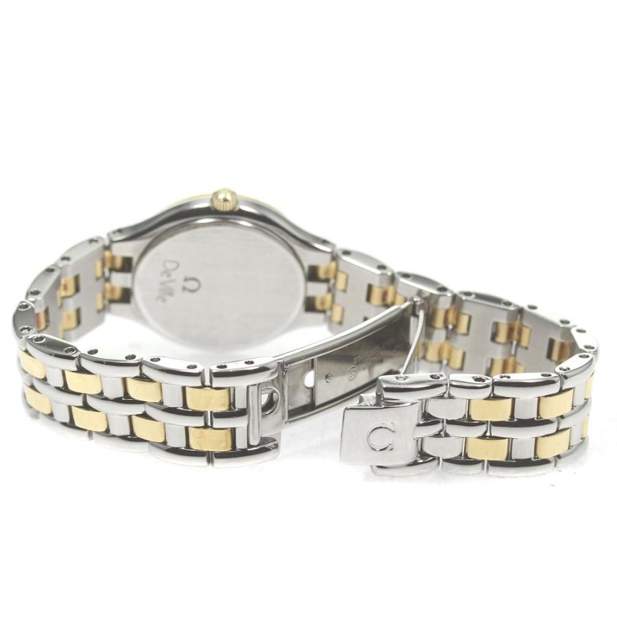 OMEGA オメガ デビル YGベゼル ユニークダイヤル クォーツ レディース  