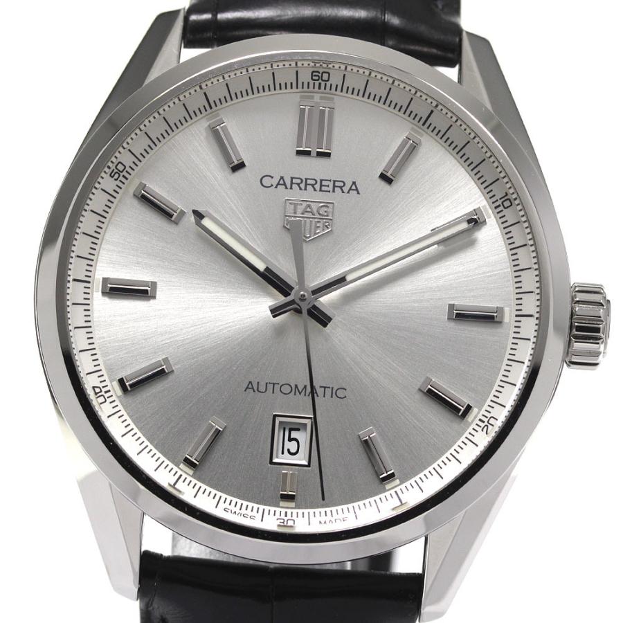 TAG HEUER（タグ・ホイヤー） TAG HEUER WBN2111 カレラ キャリバー5 デイト 自動巻き メンズ 美品 箱・保証書付き ...