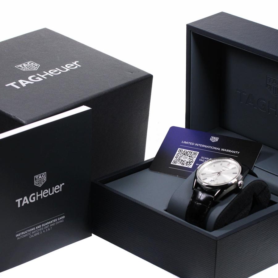 TAG HEUER（タグ・ホイヤー） TAG HEUER WBN2111 カレラ キャリバー5 デイト 自動巻き メンズ 美品 箱・保証書付き ...