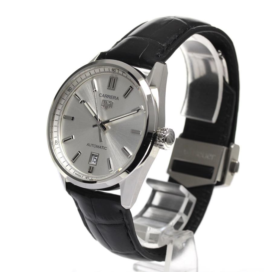 TAG HEUER（タグ・ホイヤー） TAG HEUER WBN2111 カレラ キャリバー5 デイト 自動巻き メンズ 美品 箱・保証書付き ...