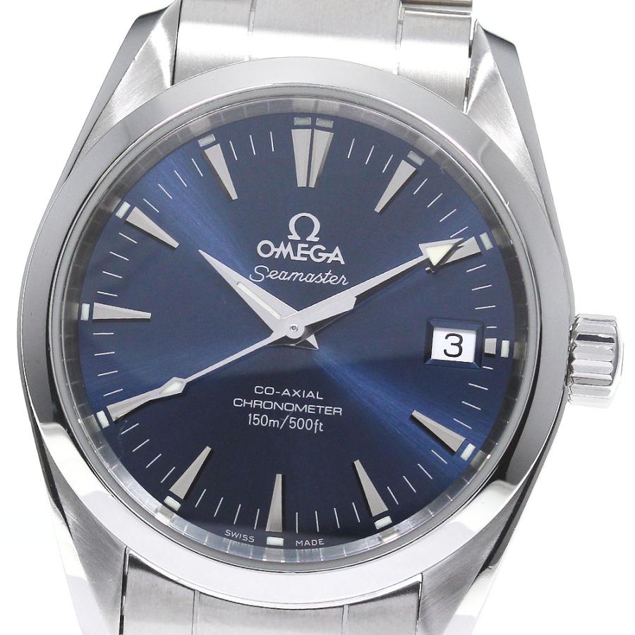 OMEGA オメガ 2504.80 シーマスター アクアテラ デイト 自動巻き ボーイズ 良品 _797256 : CLOSER Yahoo ...
