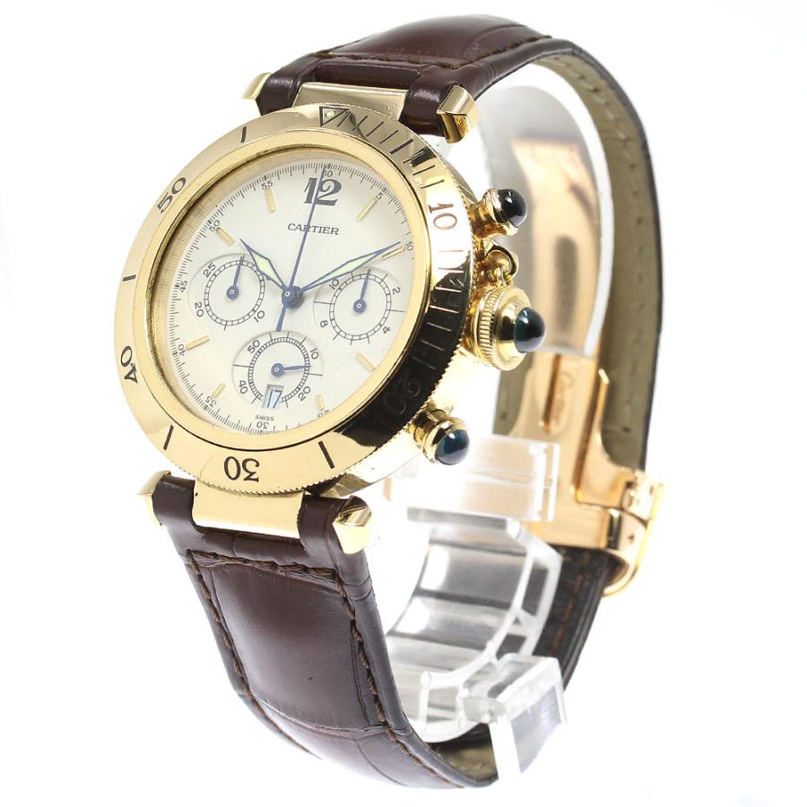 Cartier（カルティエ） CARTIER W3007651 パシャクロノ K18YG クォーツ メンズ _797325 : CLOSER ...